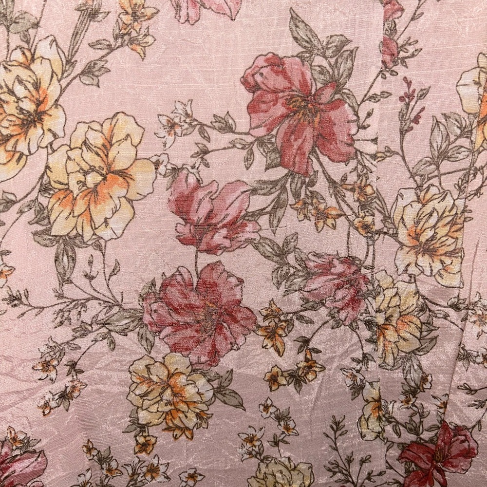 NAIF Floral Blush Mini Dress - Picture 8 of 10